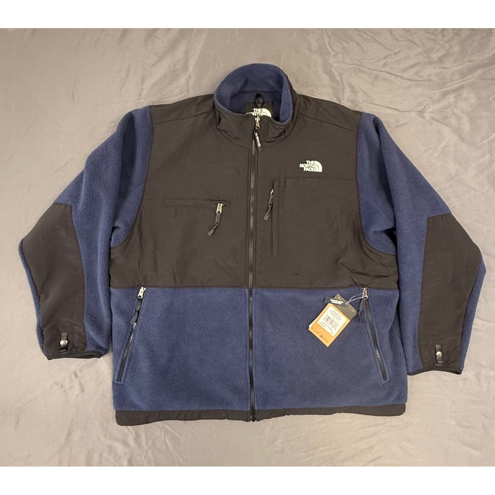 The North Face Retro Denali Jacket Mens 3XL Summit Navy Black Fleece NF0A88XH92A
